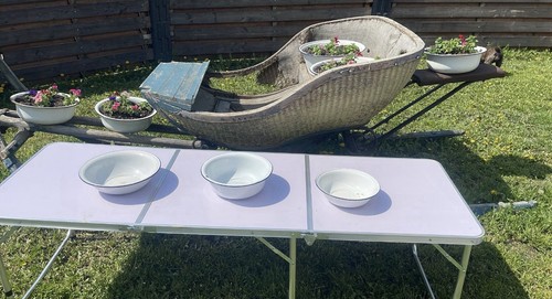 Emaille schüssel set - emaille,