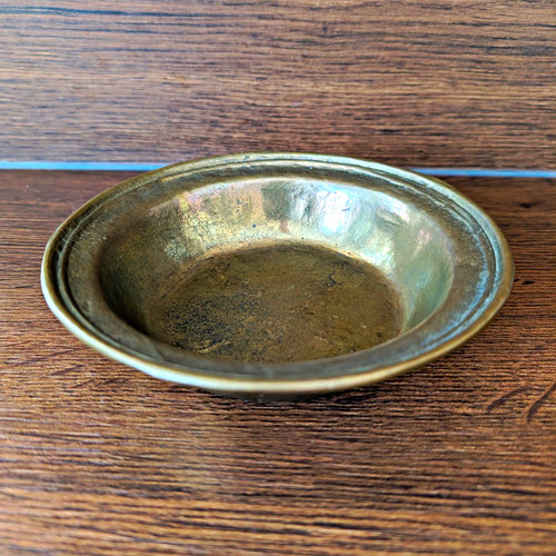 Vintage messingschale collini - messingschale,