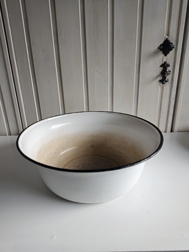 Emaille schale schüssel - -,