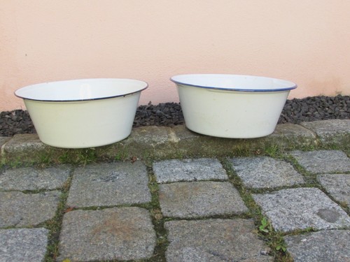 Alte rund emailwanne - alte,