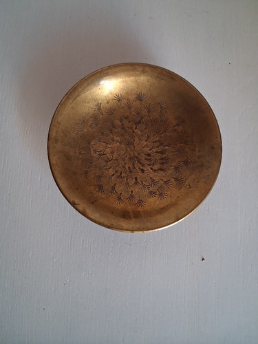Vintage messing schale - vintage, messing-schale