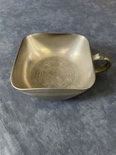 Zinnschale mit Griff