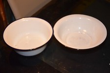 2 x  Emaille Schüssel,