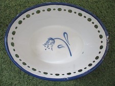 Antike alte  Emaille Schüssel