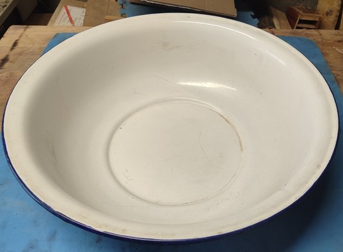 Emaillie schüssel 42 cm - x,