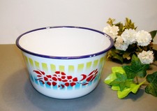 Emaille Schüssel Schale alt